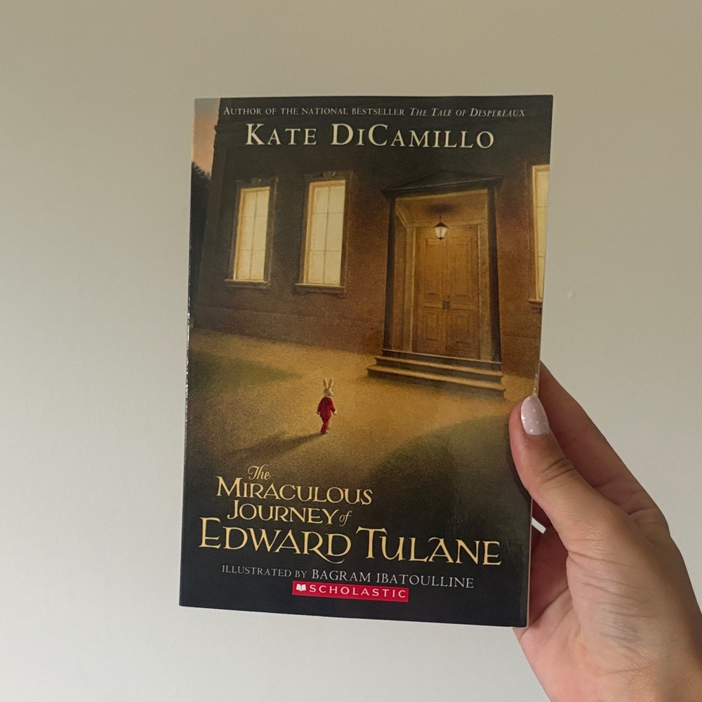 Scholastic's The Miraculous Journey of Edward Tulane - Black and Gold Cover